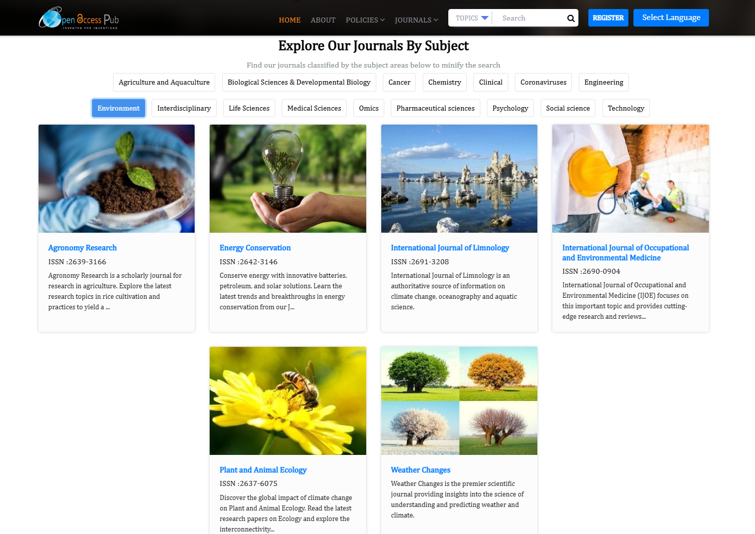 Dashboard Analytics for Journal